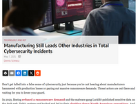 Manufacturing Still Leads Other Industries in Total Cybersecurity Incidents Industry Week 05 07 2025 01 15 PM