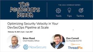 Resources New Webinars 814 TF Optimizing security velocity