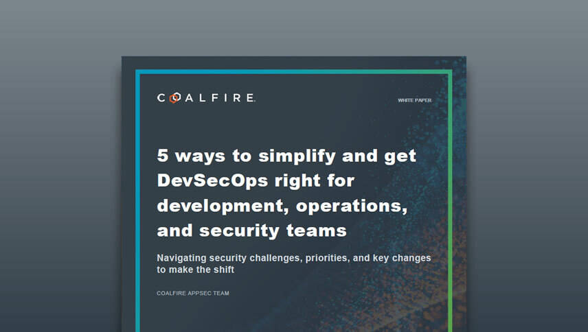 5 Ways to Simplify and Get DevSecOps Right | Coalfire