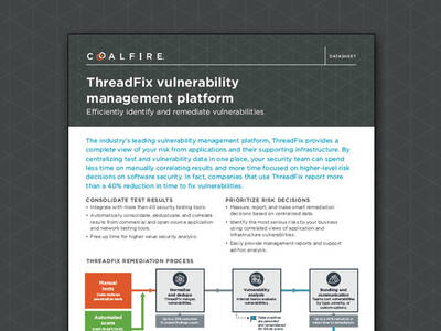 Getting Started with ThreadFix® 3.0 | Coalfire