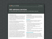 Resources New Data Sheets ISO Advisory