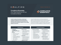 Compliance essentials datasheet