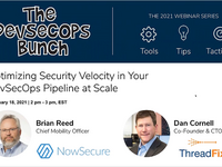 Resources New Webinars 814 TF Optimizing security velocity